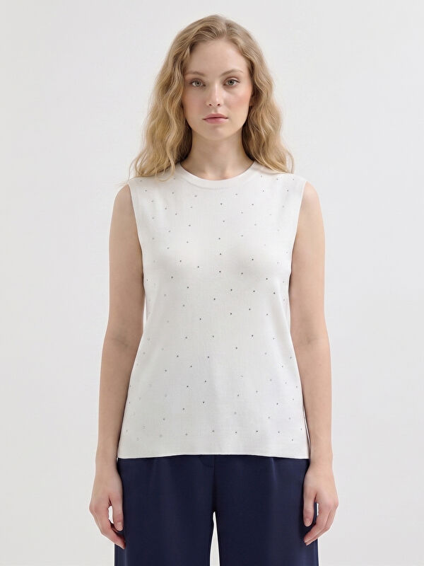 Kadın Kırık Beyaz Atlet