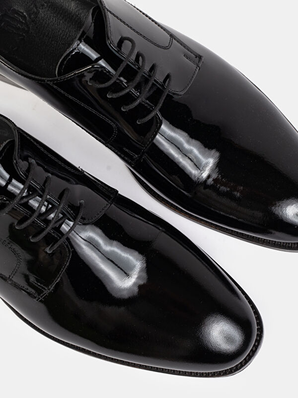 Erkek Siyah Rugan Ayakkabı