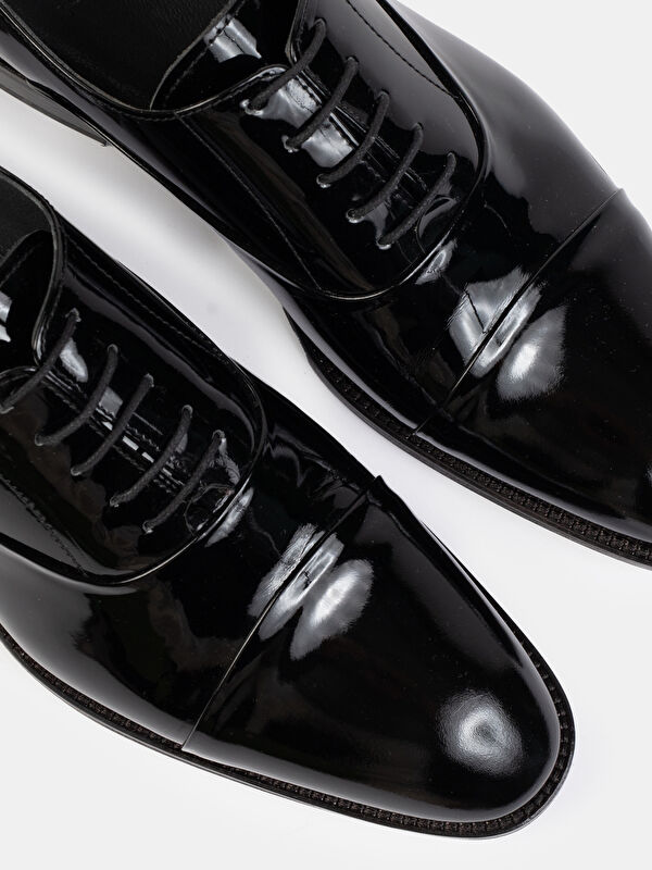 Erkek Siyah Rugan Ayakkabı