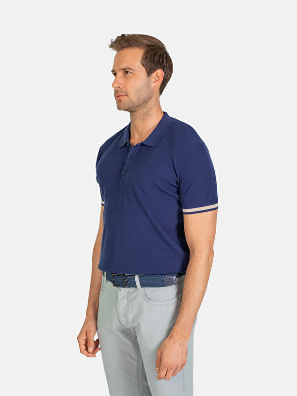 Erkek Lacivert T-Shirt