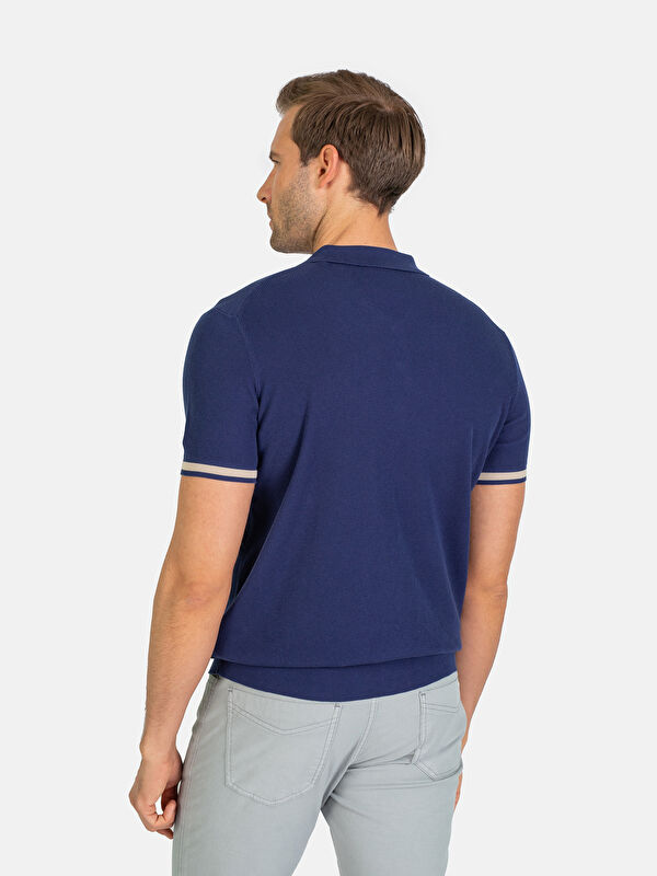 Erkek Lacivert T-Shirt