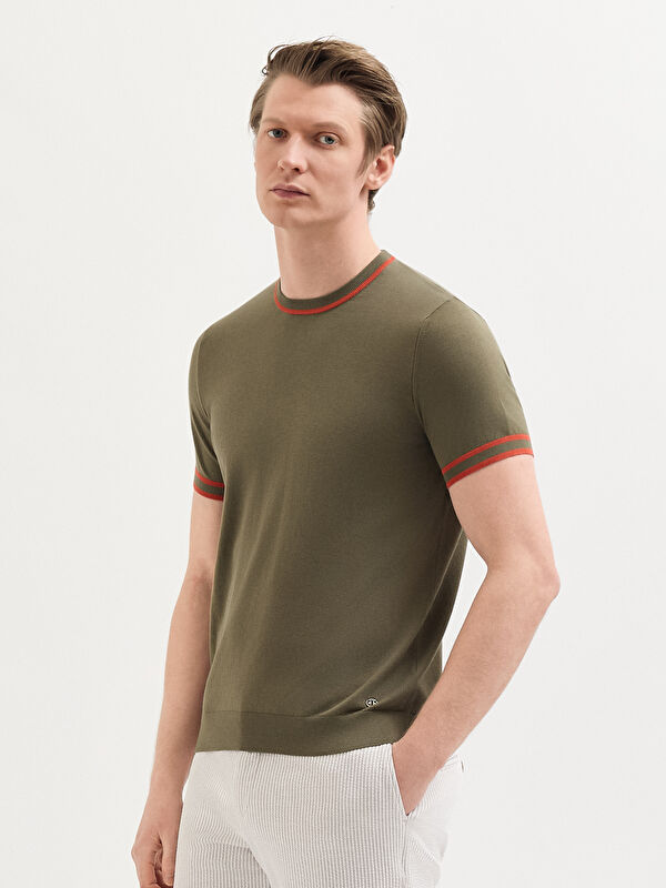 Erkek Haki T-Shirt