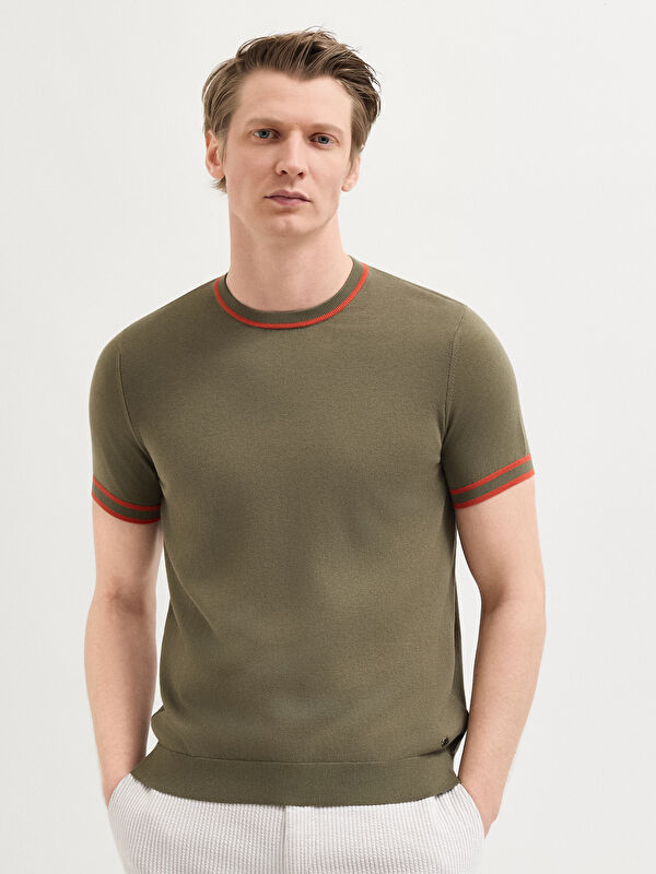 Erkek Haki T-Shirt
