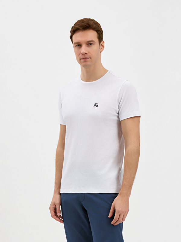 Erkek Beyaz Tişört