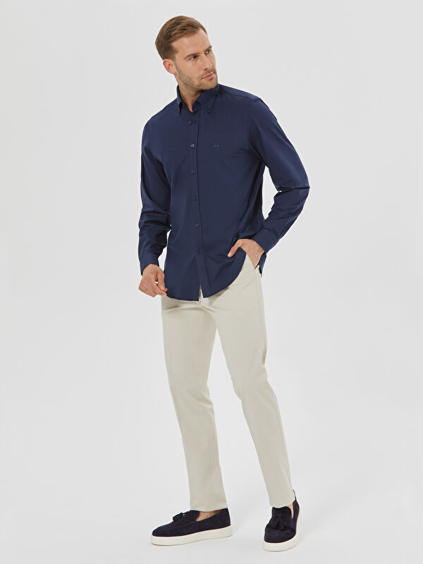 Erkek GÖMLEK-LACİVERT