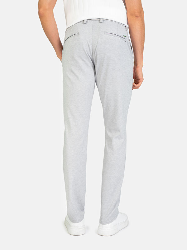 Erkek Gri Melanj Pantolon