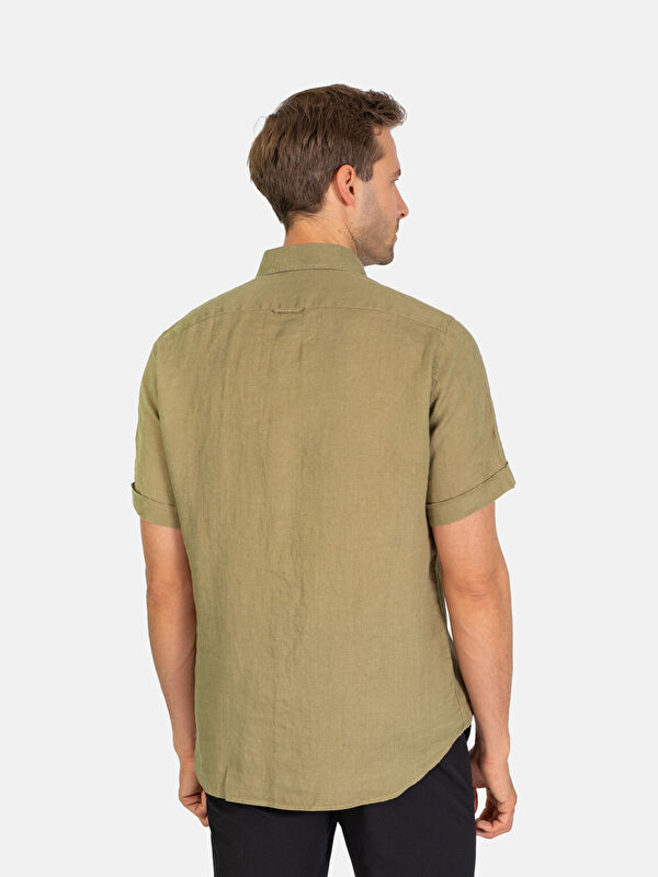 Erkek Haki Gömlek