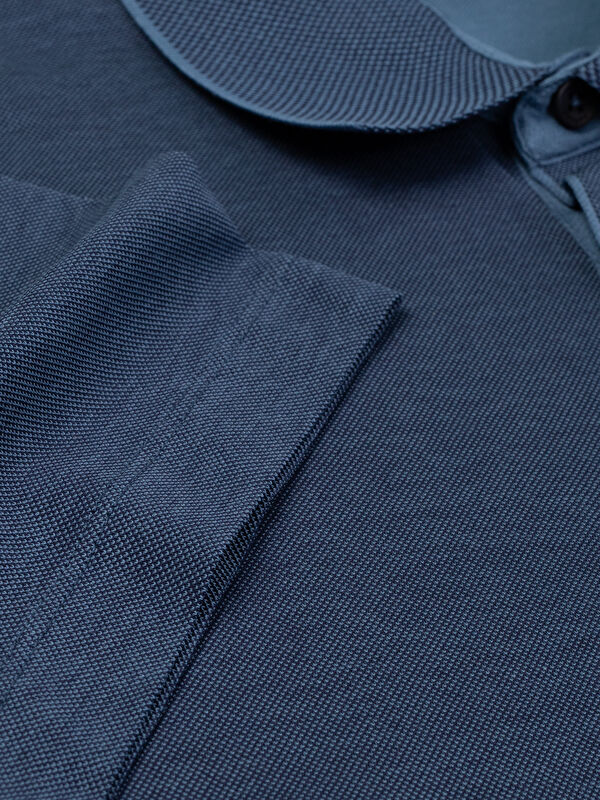 Erkek Lacivert T-Shirt-Polo Yaka Tişört
