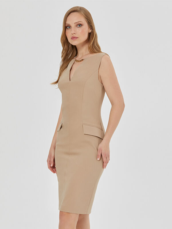 Kadın Bej Elbise