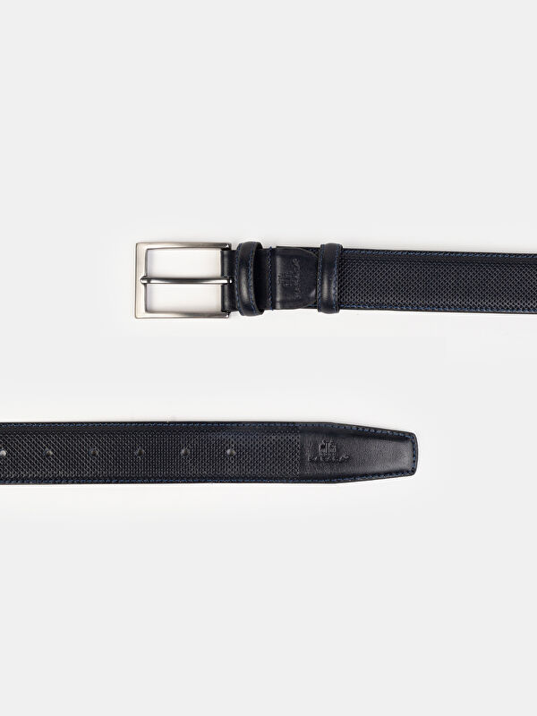 Erkek Lacivert Kemer