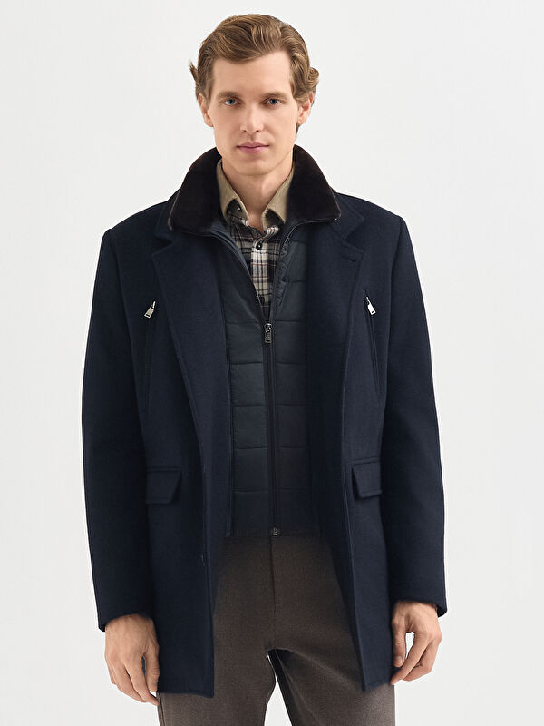 Erkek KABAN-LACİVERT