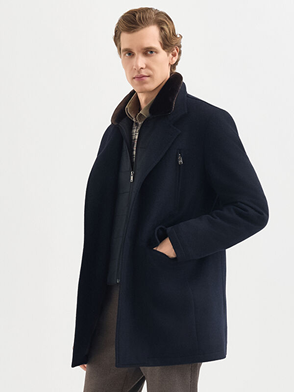 Erkek KABAN-LACİVERT