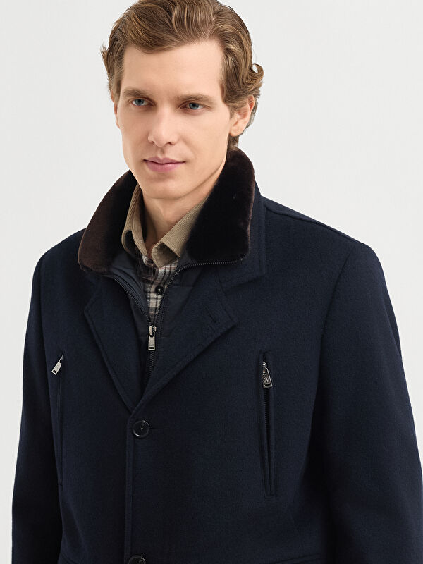 Erkek KABAN-LACİVERT