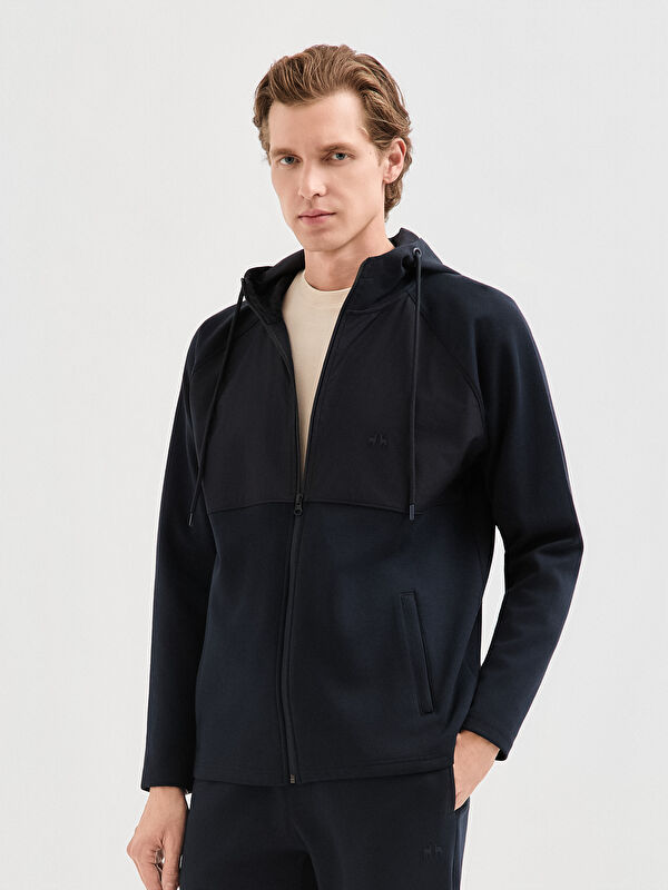 Erkek Lacivert Sweatshirt