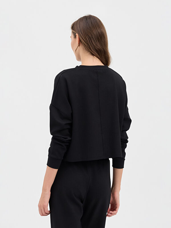 Kadın Siyah Sweatshirt