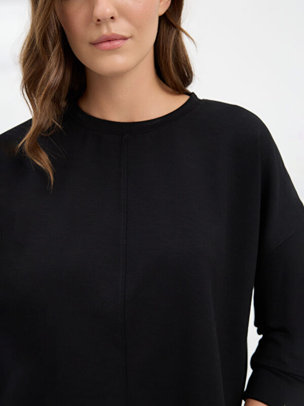 Kadın Siyah Sweatshirt
