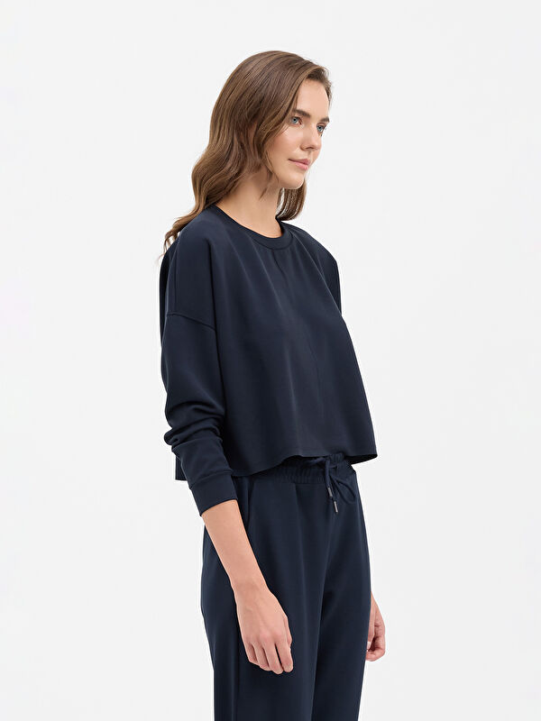 Kadın Lacivert Sweatshirt