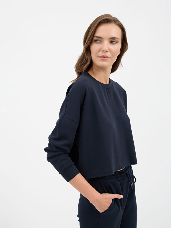 Kadın Lacivert Sweatshirt