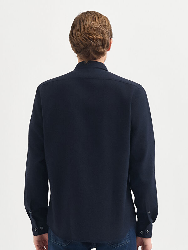 Erkek Lacivert Gömlek