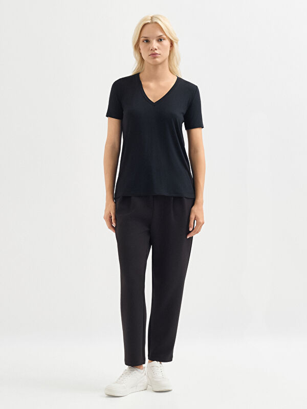 Kadın Siyah Tişört