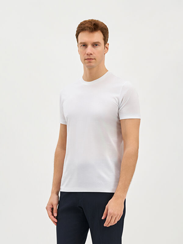 Erkek Beyaz Tişört