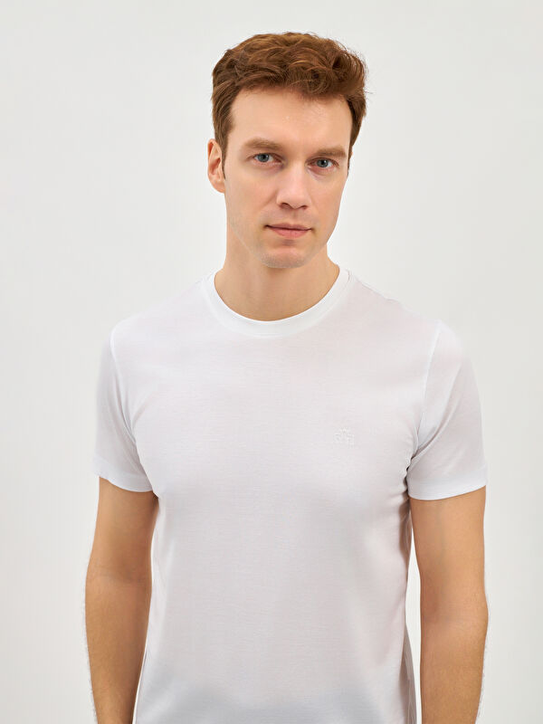 Erkek Beyaz Tişört