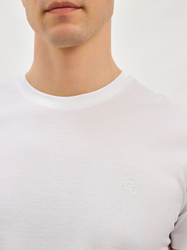 Erkek Beyaz Tişört