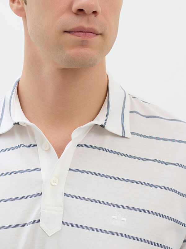 Erkek Lacivert Polo Yaka Tişört