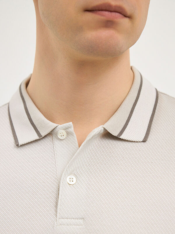 Erkek Taş T-Shirt-Polo Yaka Tişört