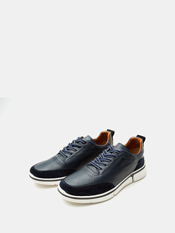 Erkek Lacivert Ayakkabı