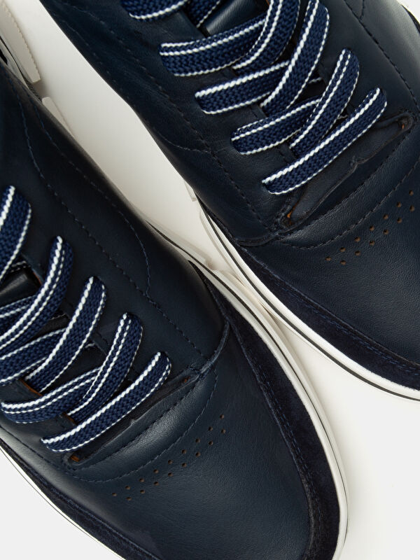 Erkek Lacivert Ayakkabı