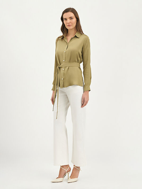 Kadın Yeşil Gömlek