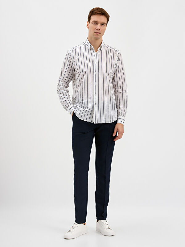 Erkek Lacivert Gömlek