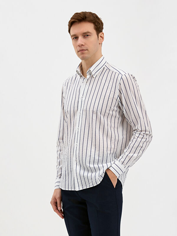 Erkek Lacivert Gömlek