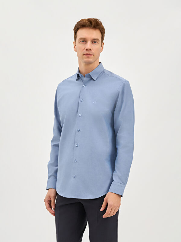 Erkek Mavi Gömlek