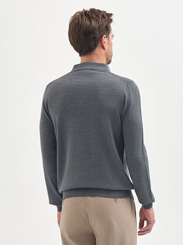 Erkek Gri Melanj Kazak