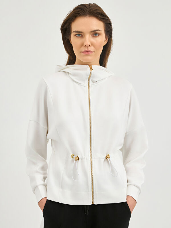 Kadın Ekru Sweatshirt