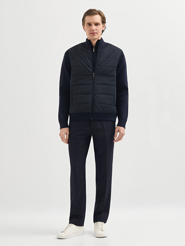 Erkek Lacivert Kazak