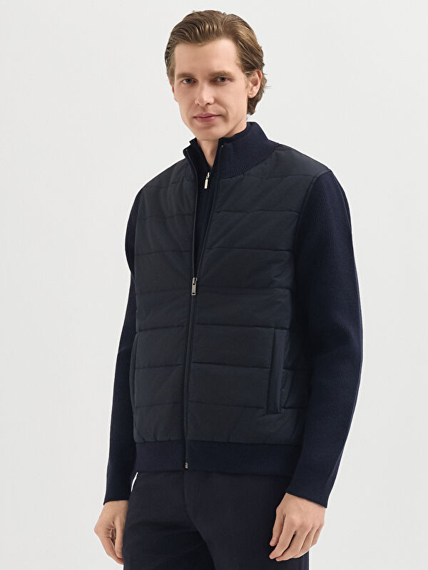 Erkek Lacivert Kazak