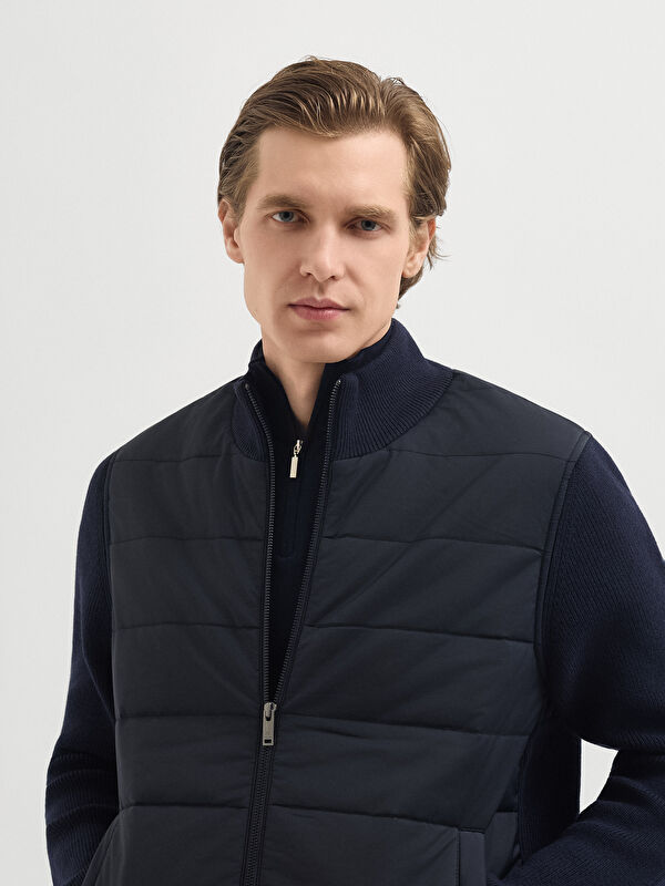 Erkek Lacivert Kazak