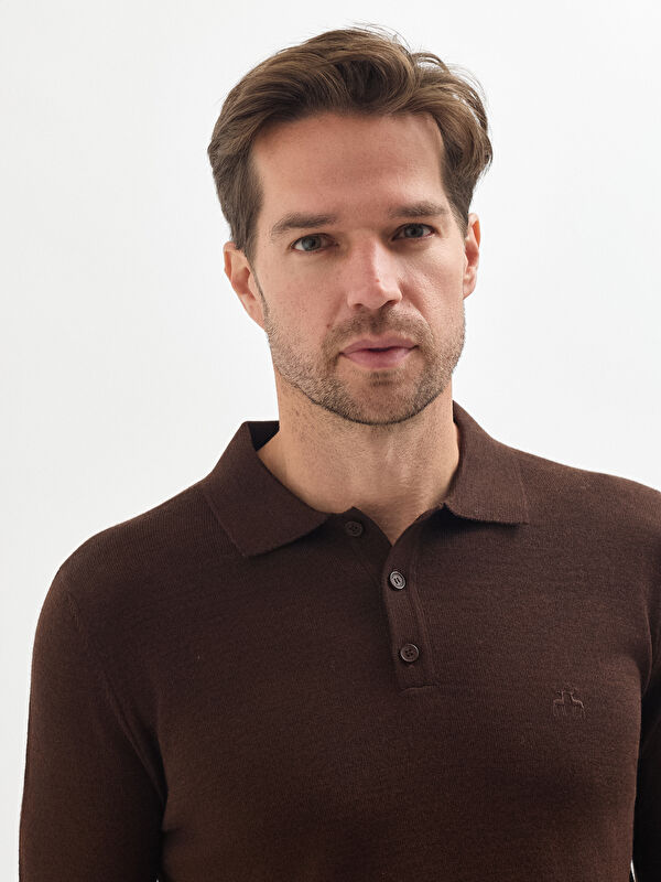 Erkek Kahve Melanj Kazak