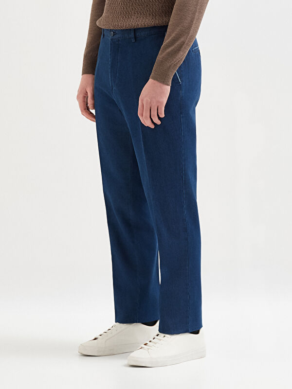 Erkek İndigo Pantolon