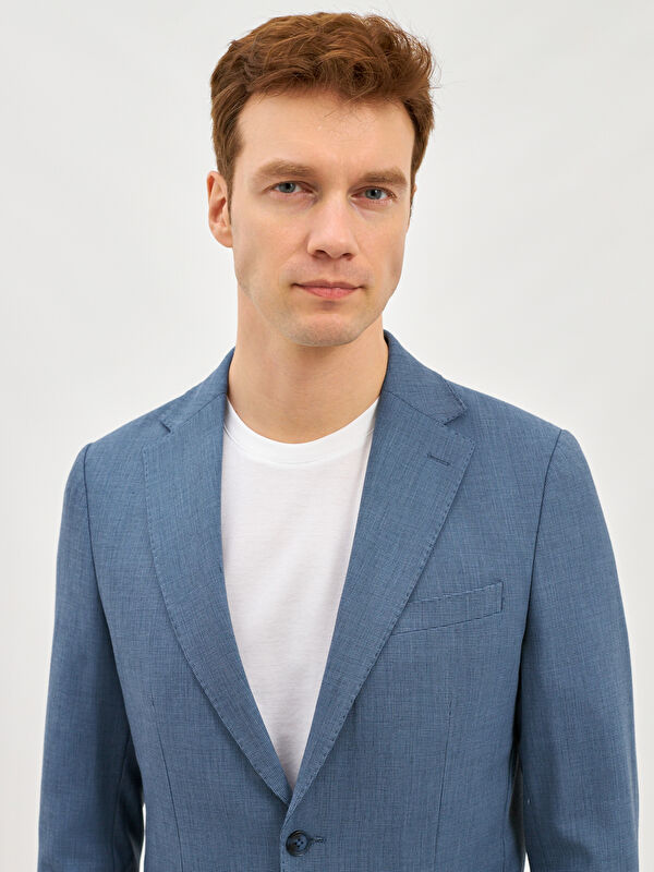 Erkek Mavi Takım Elbise