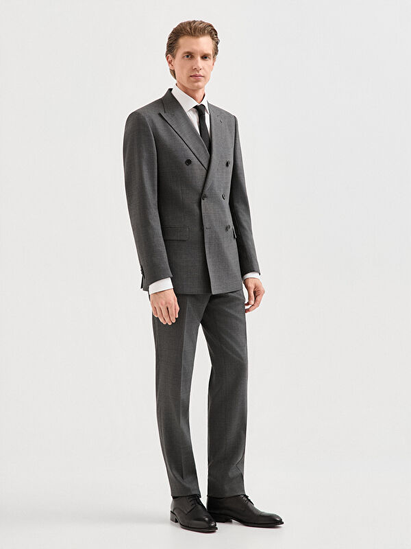 Erkek Antrasit Takım Elbise