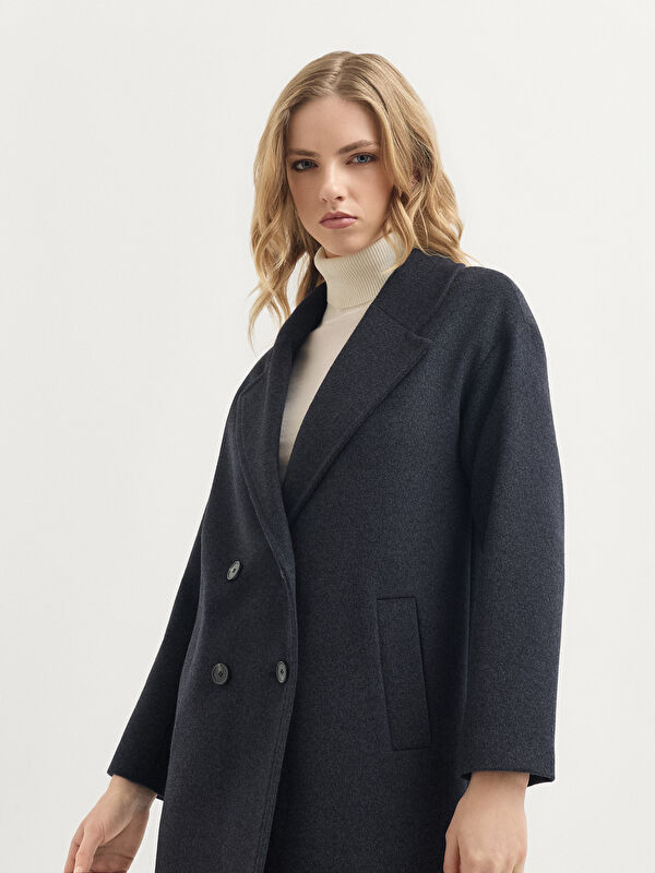 Kadın Antrasit Kaban