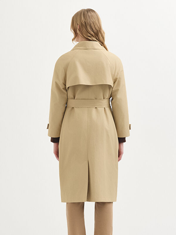 Kadın Bej Trençkot