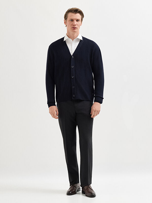 Erkek Lacivert Kazak