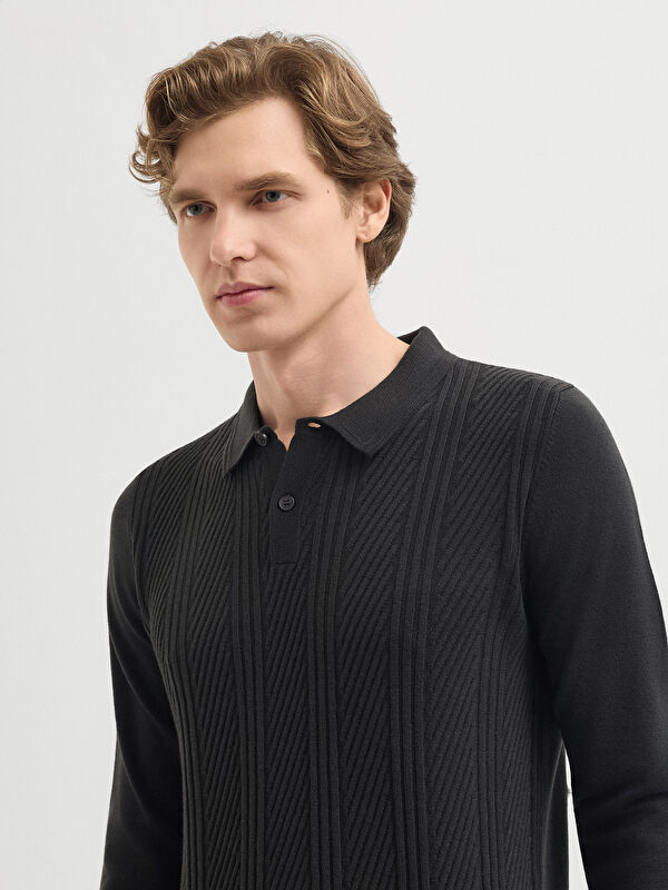 Erkek Antrasit Kazak