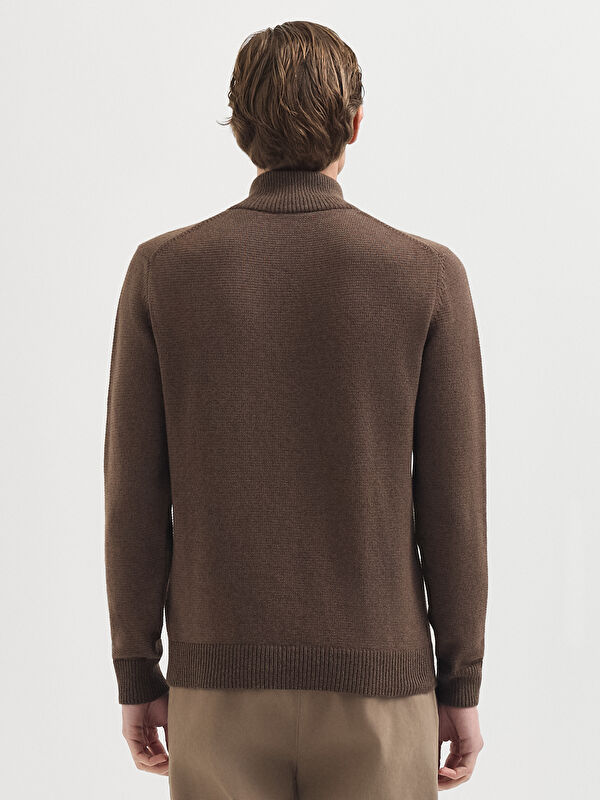 Erkek Kahve Melanj Kazak