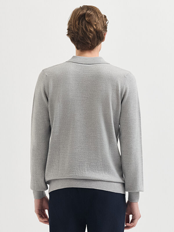 Erkek Açık Gri Kazak